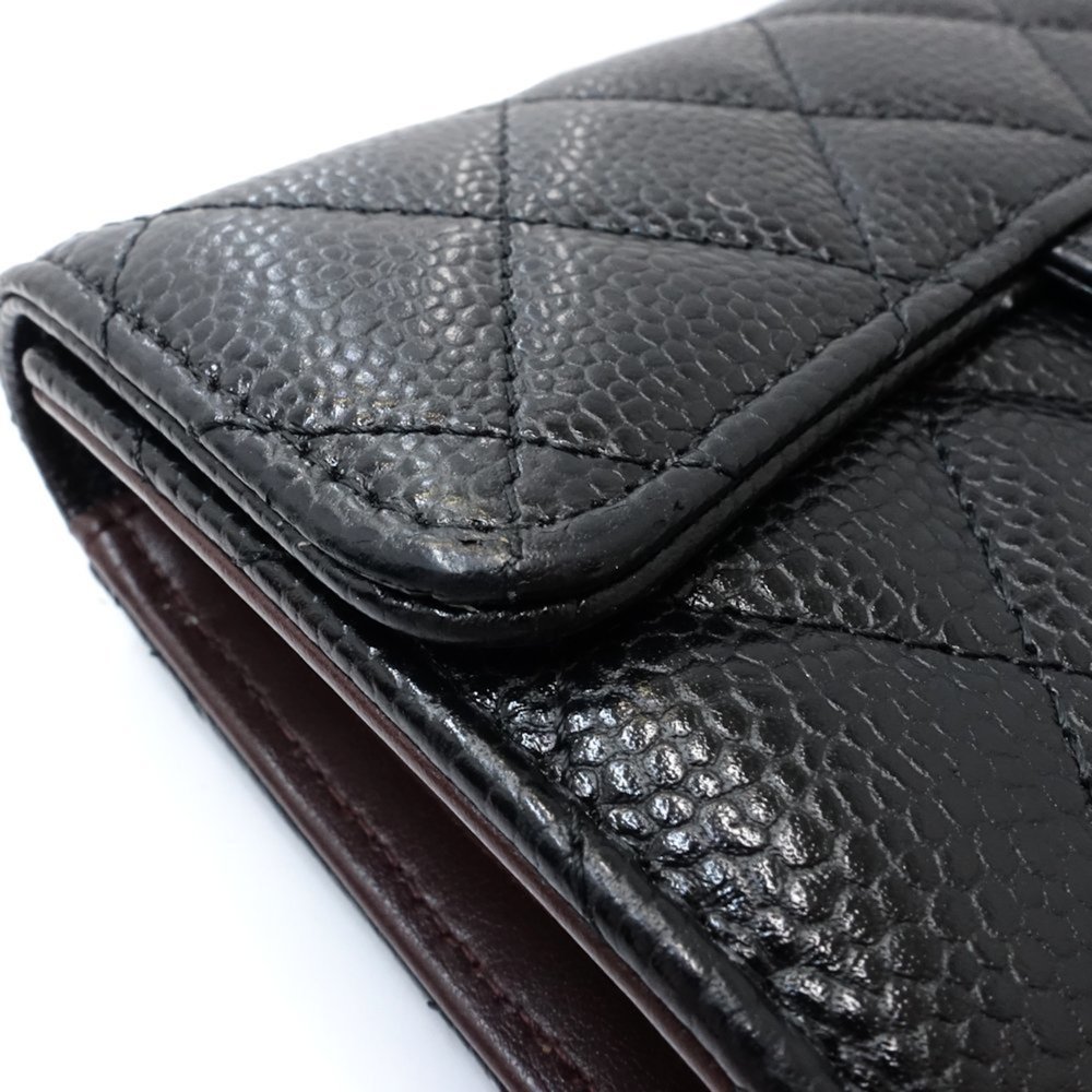 CHANEL Black Caviar Leather Wallet - Picture 4 of 10